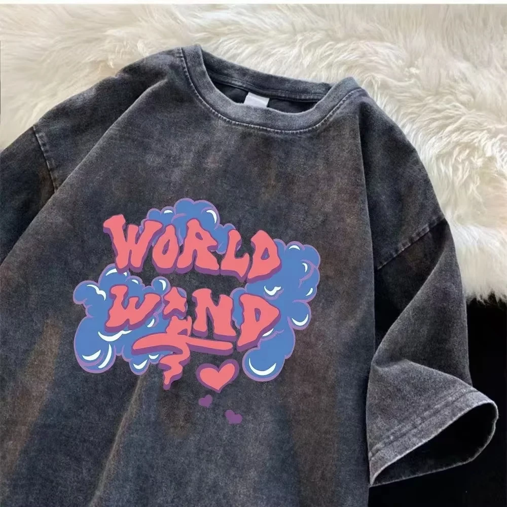 2025 Water-wash vintage t-shir - đánh giá và giá Street Fashion Trends 2025