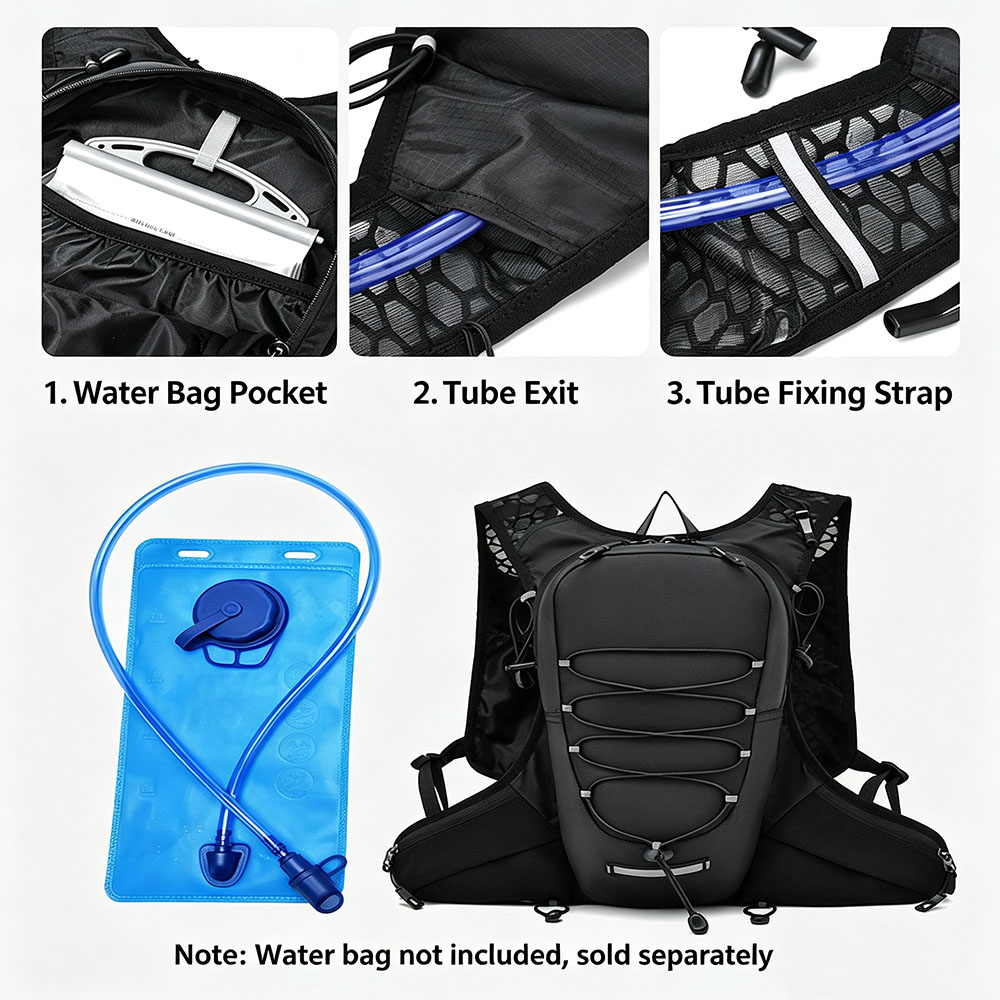 Hydration Running Backpack Lig - đánh giá và giá Reflective Jacket Running