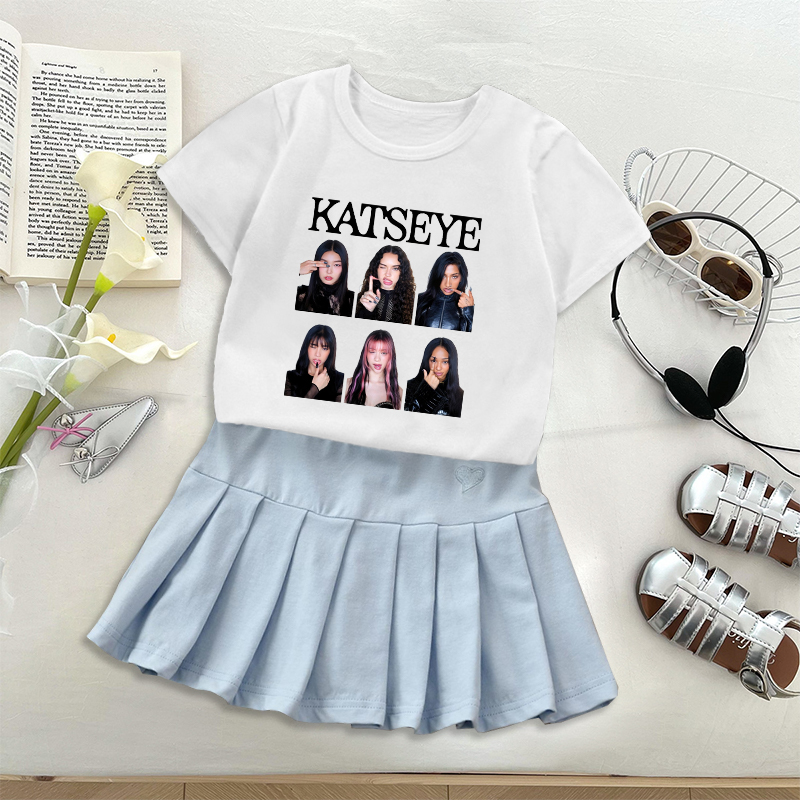 Fashion K POP K-KATSEYE T-shir - đánh giá và giá Street Fashion Girls