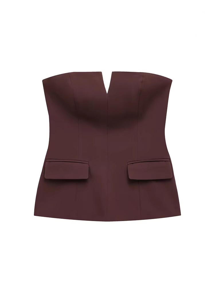 TFMLN Womens Strapless Crop 20 - đánh giá và giá Street Fashion Trends 2025