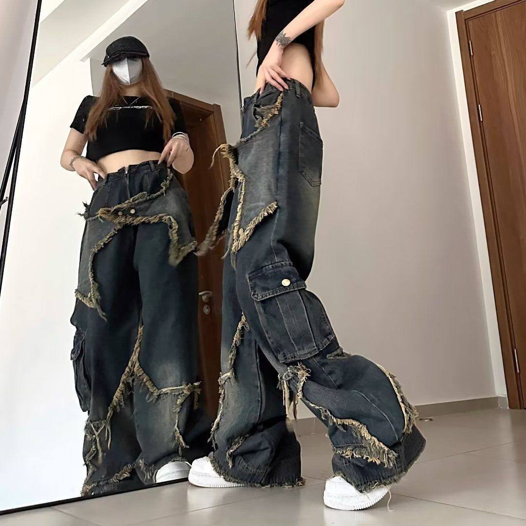 2025 Chic Gothic Pockets Zippe - đánh giá và giá Street Fashion Trends 2025