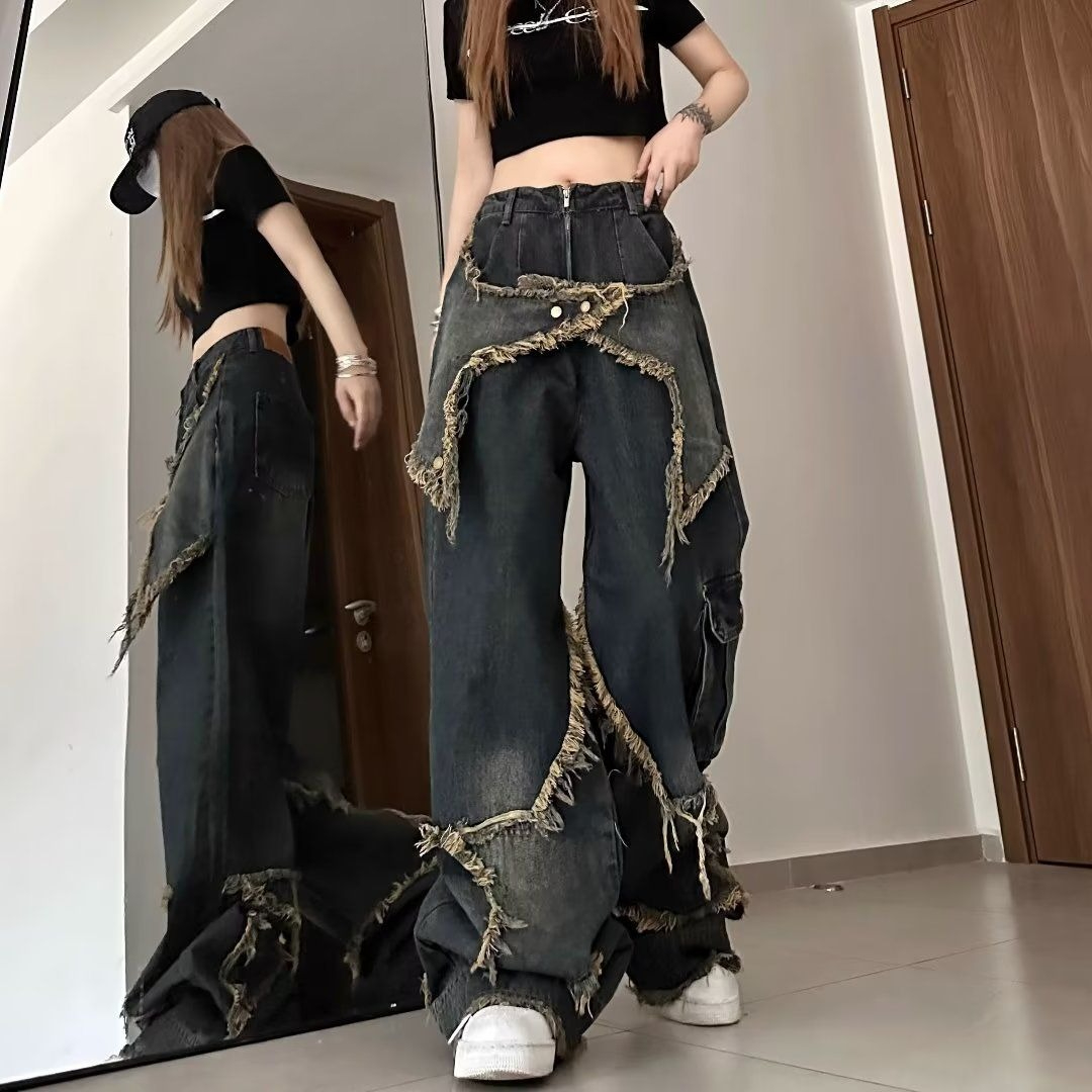 2025 Chic Gothic Pockets Zippe - đánh giá và giá Street Fashion Trends 2025