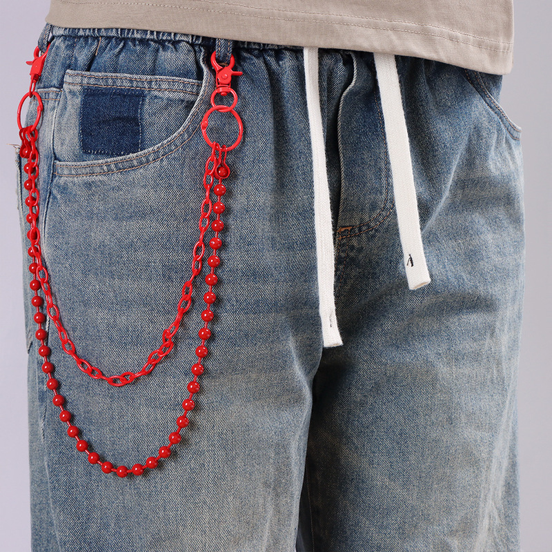 Bright Red Beaded Multi‑Layer  - đánh giá và giá Street Fashion Girls