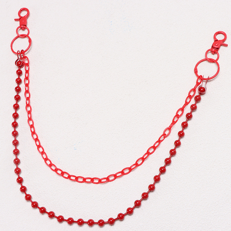 Bright Red Beaded Multi‑Layer  - đánh giá và giá Street Fashion Girls