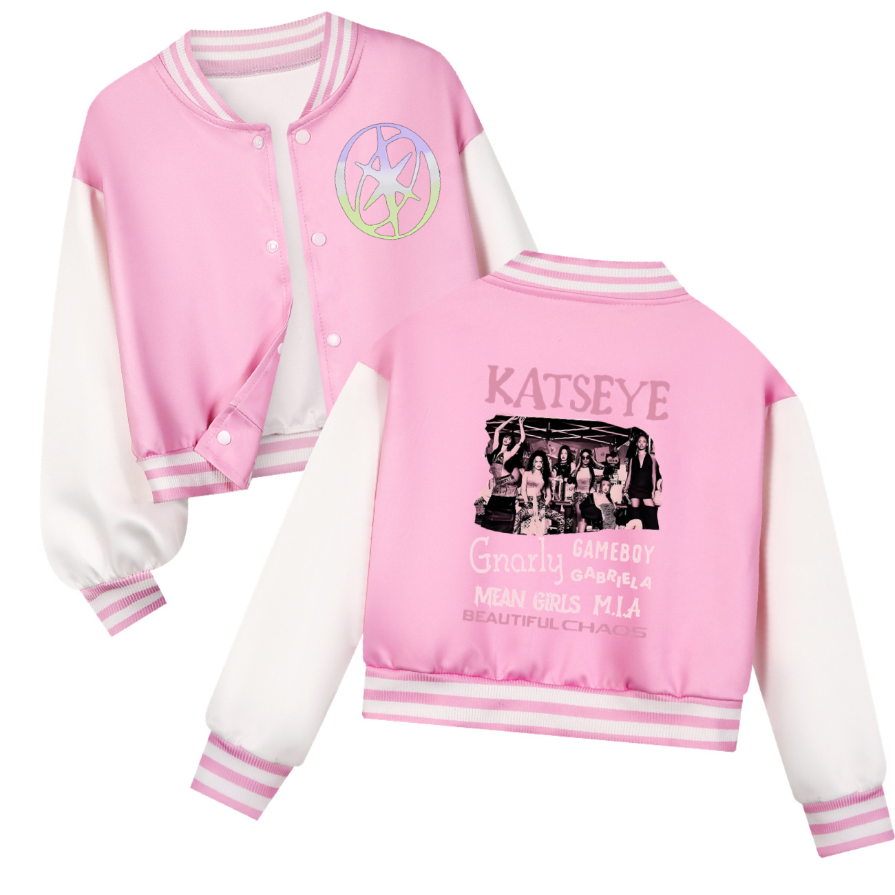 KATSEYE Printing Kids Short Ba - đánh giá và giá Street Fashion Kids