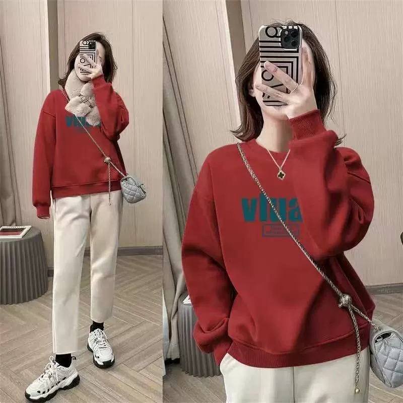 Oversized Crew Neck Sweatshirt - đánh giá và giá Oversized Crewneck Fleece