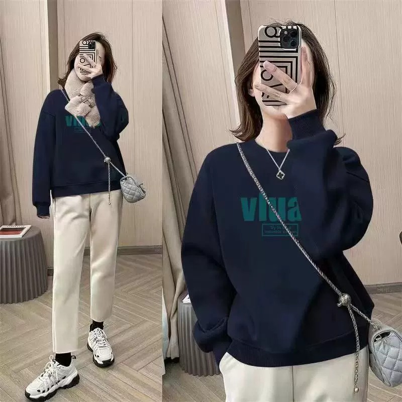 Oversized Crew Neck Sweatshirt - đánh giá và giá Oversized Crewneck Fleece