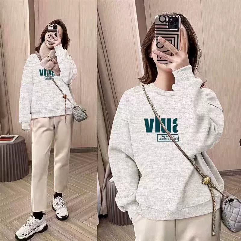 Oversized Crew Neck Sweatshirt - đánh giá và giá Oversized Crewneck Fleece