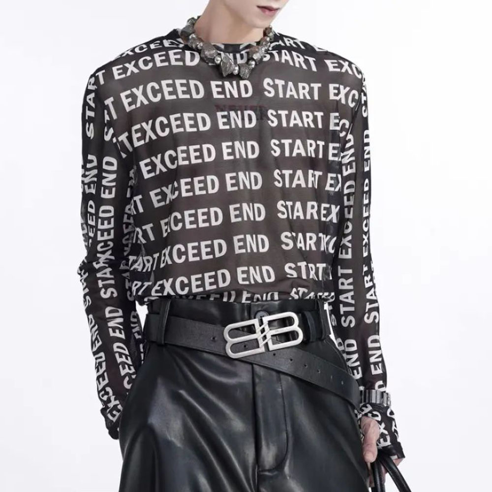 Mens Tops Fashion Letter Print - đánh giá và giá Street Fashion For Boy