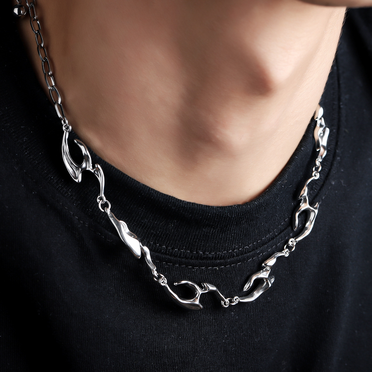 Irregular Shaped Metal Necklac - đánh giá và giá Street Fashion Trends 2025
