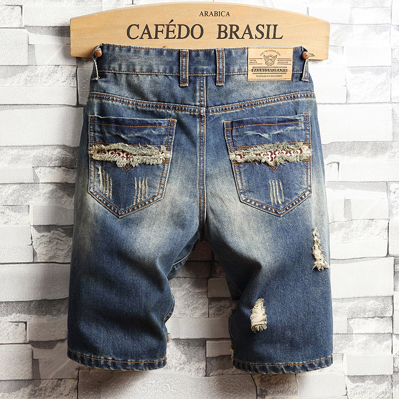Ripped Hip-hop Denim Shorts Me - đánh giá và giá Street Fashion Jeans
