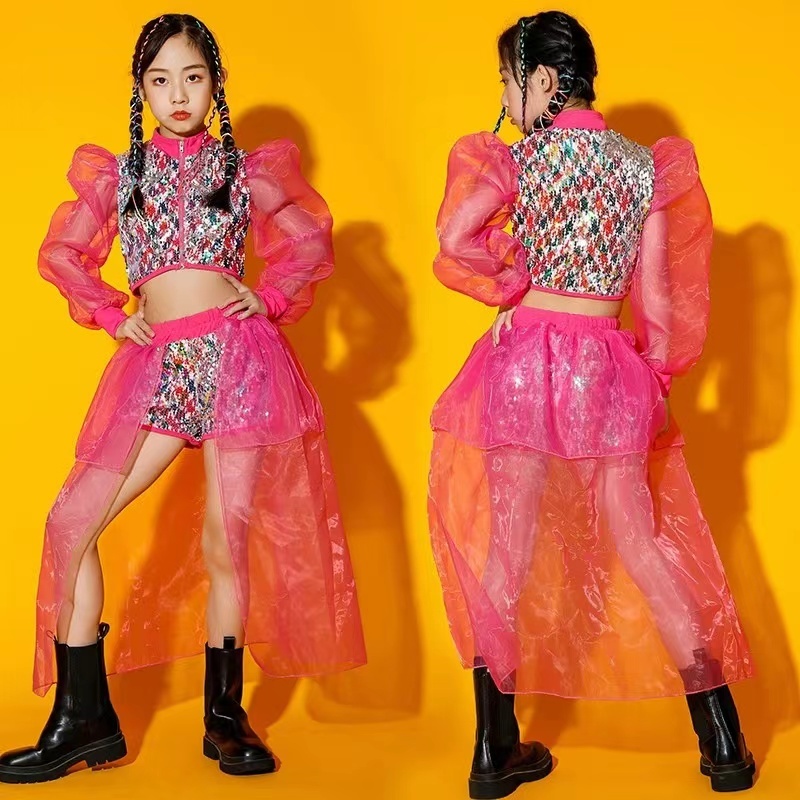 Girls' Jazz Dance Costume Sequ - đánh giá và giá Street Fashion Online