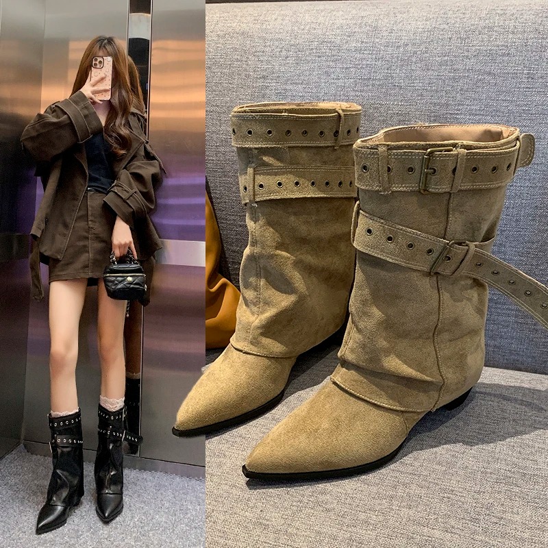 2025 Pointed Toe Women's Winte - đánh giá và giá Street Fashion Trends 2025