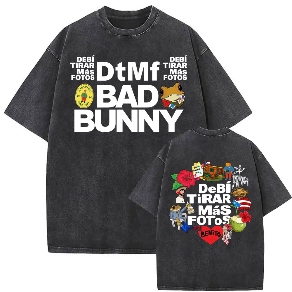 Bad Bunny DTMF Debi Tirar Mas  - đánh giá và giá Foto Street Fashion