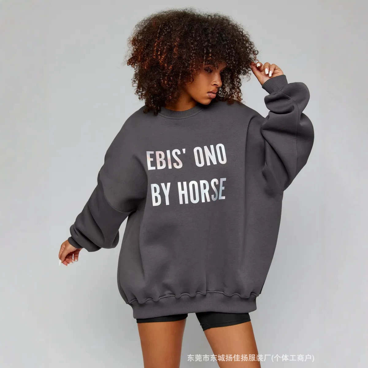 Soft Fleece Y2K Streetwear Wom - đánh giá và giá Oversized Crewneck Fleece