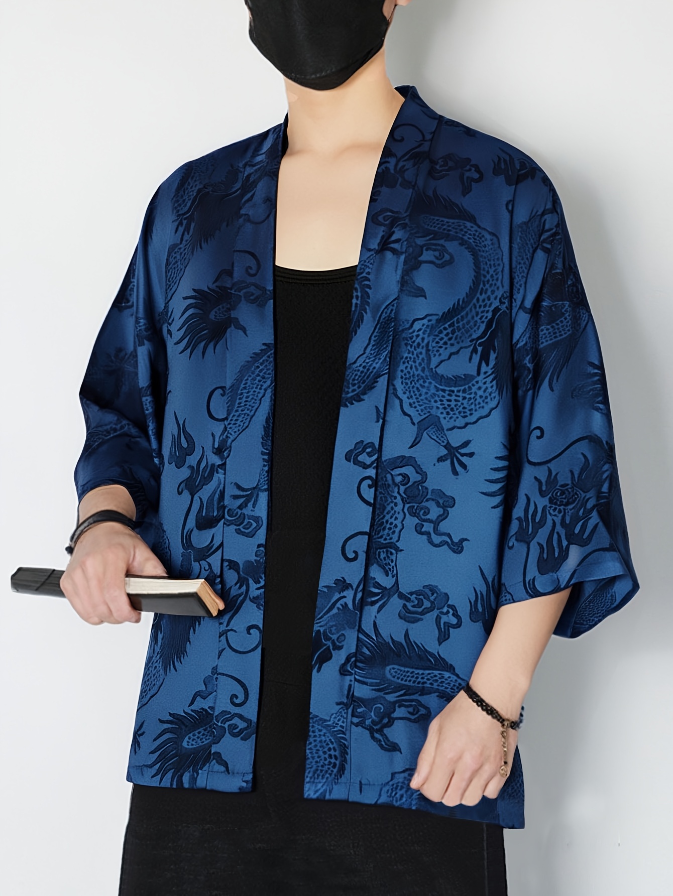 2026 Summer Men's Kimono 3D Pr - đánh giá và giá Street Fashion Designer