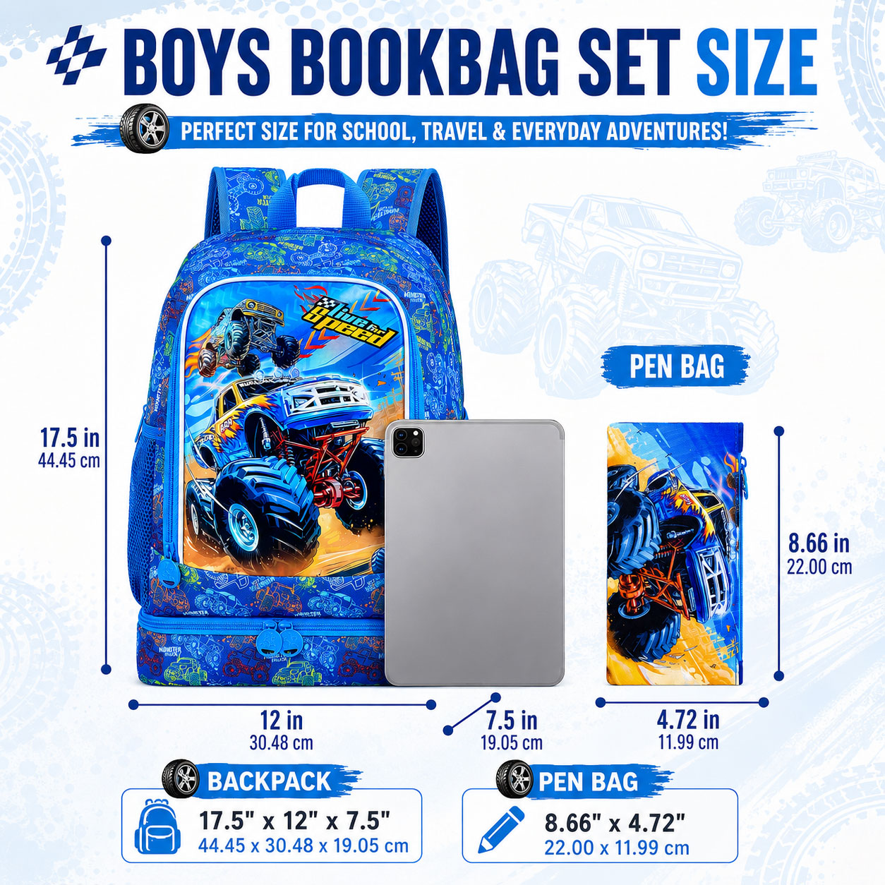 2-in-1 Children Backpack Set,  - đánh giá và giá Street Fashion Kids