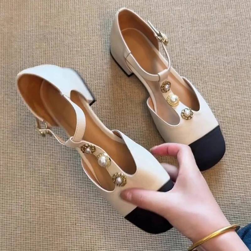 Women Square Toe Heeled Sandal - đánh giá và giá Street Fashion Designer