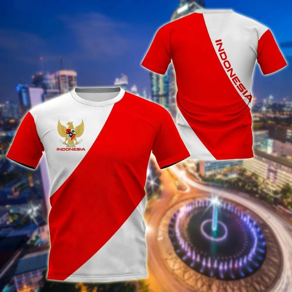 Indonesian Flag 3D Heraldic Pr - đánh giá và giá Street Fashion For Boy