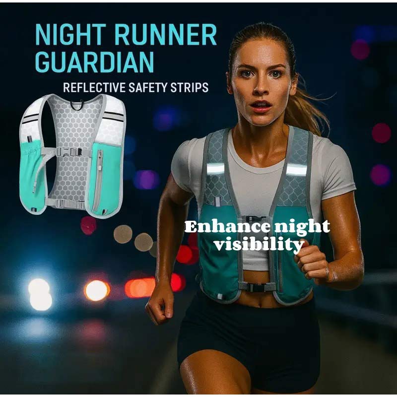 Lightweight Running Vest with  - đánh giá và giá Reflective Jacket Running