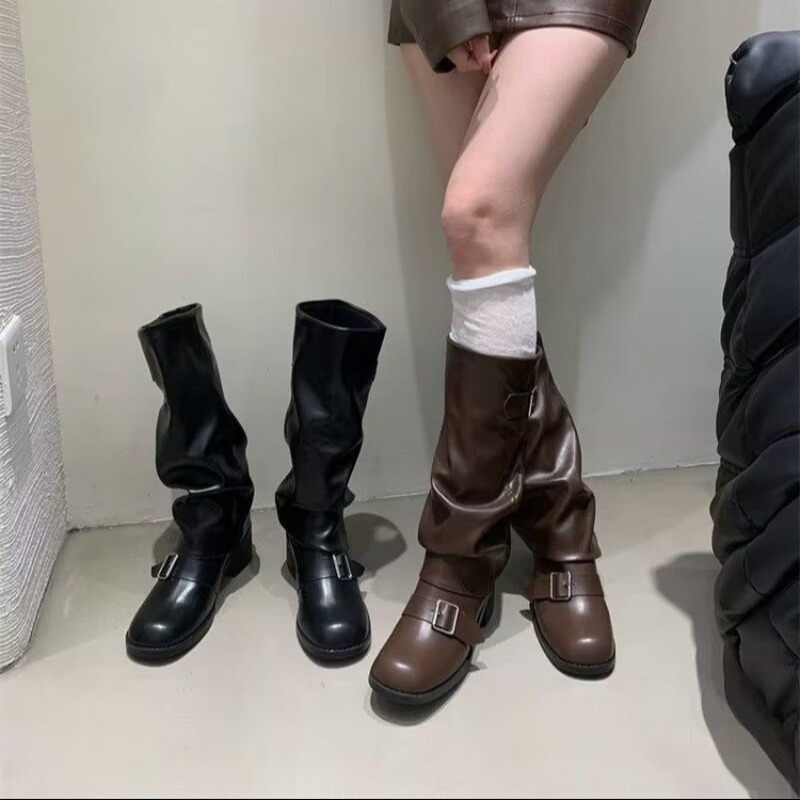 2025Woman Boots Knee High Plat - đánh giá và giá Street Fashion Trends 2025