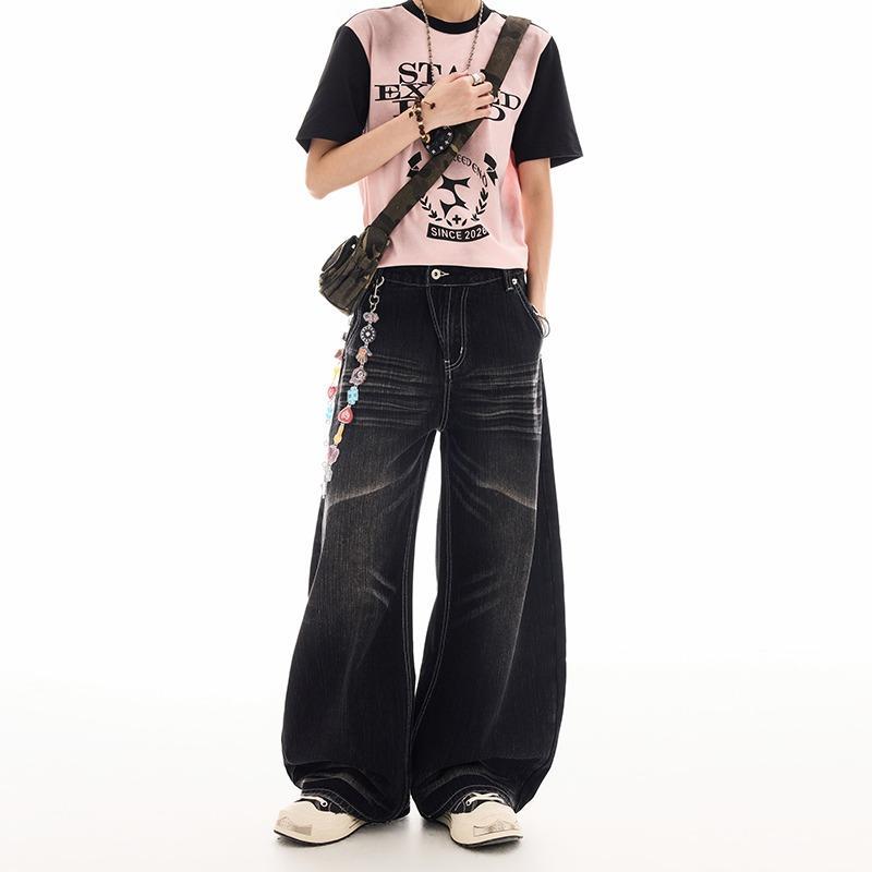Men's Street Vintage Wide Legs - đánh giá và giá Street Fashion For Boy