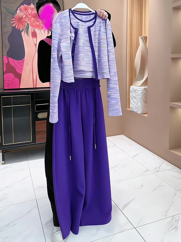 Fashionable Wide Leg Pants Set - đánh giá và giá Street Fashion Online