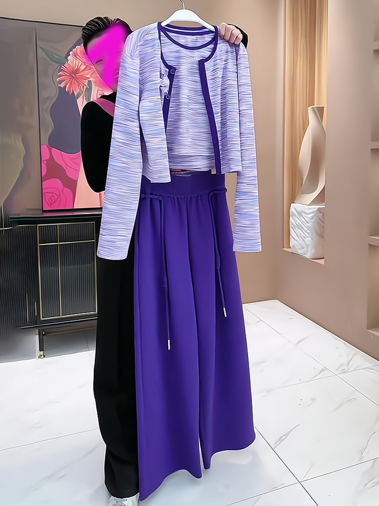 Fashionable Wide Leg Pants Set - đánh giá và giá Street Fashion Online