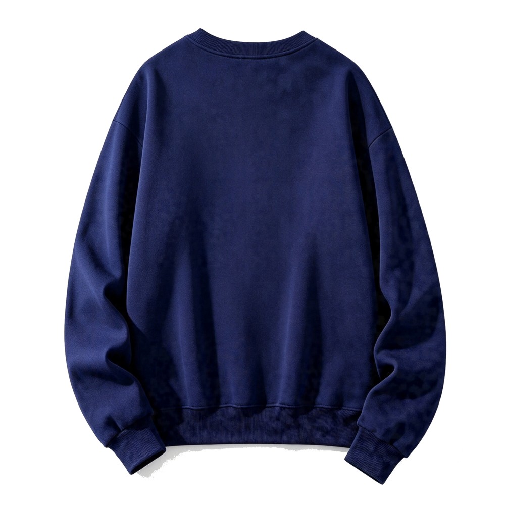 Autumn Warm Solid Sweatshirts  - đánh giá và giá Oversized Crewneck Fleece
